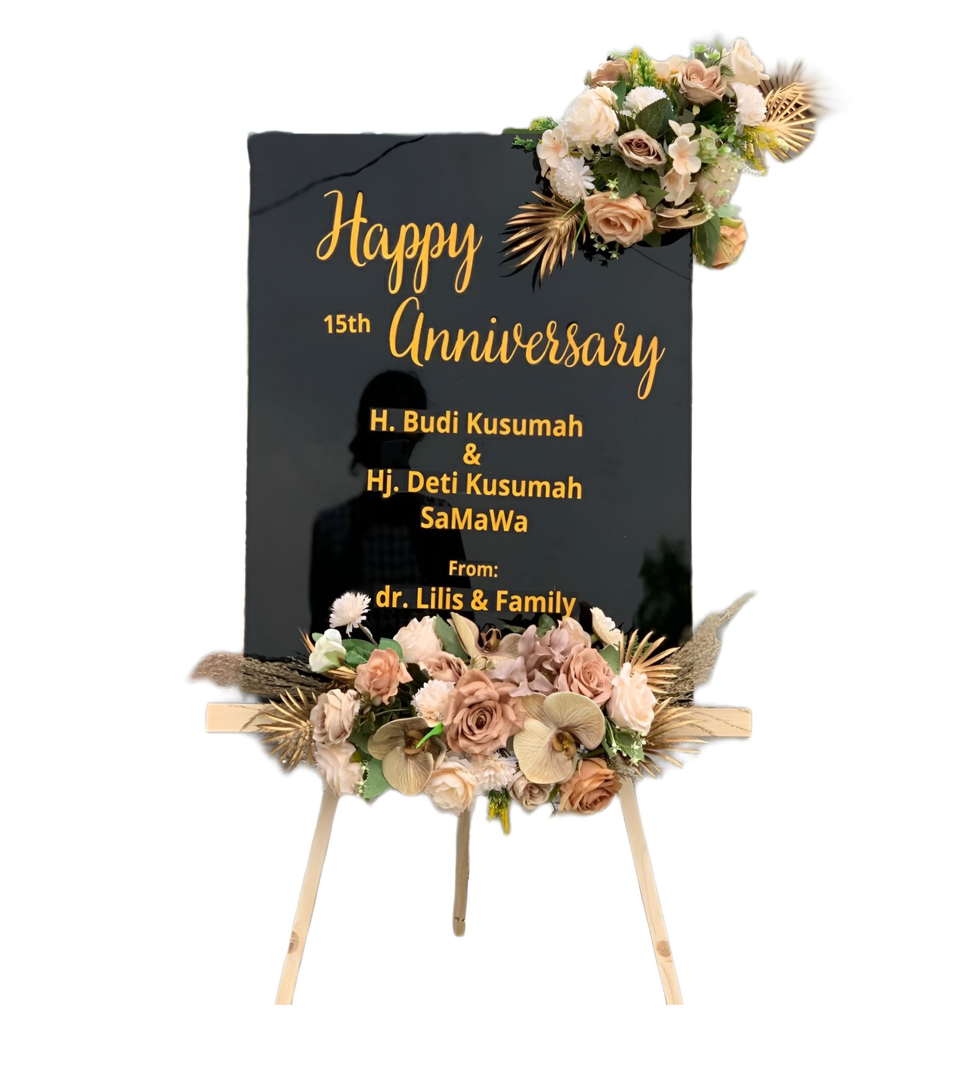 Papan Bunga Akrilik Cibarusah