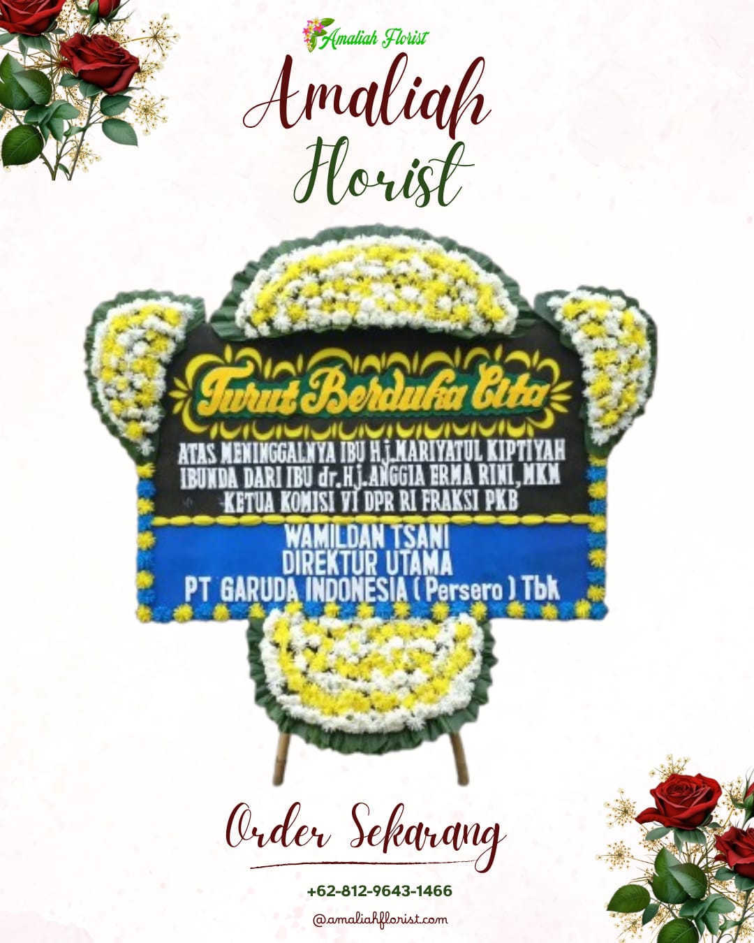 Papan Bunga Duka Cibarusah